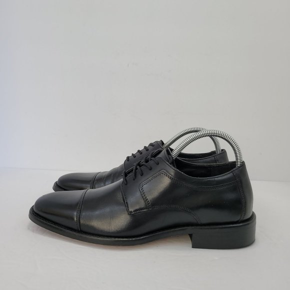 Johnston Murphy Leather Cap Toe Lace Oxfords Men\'s Shoes 59-11567 US Size 8.5M main image 6